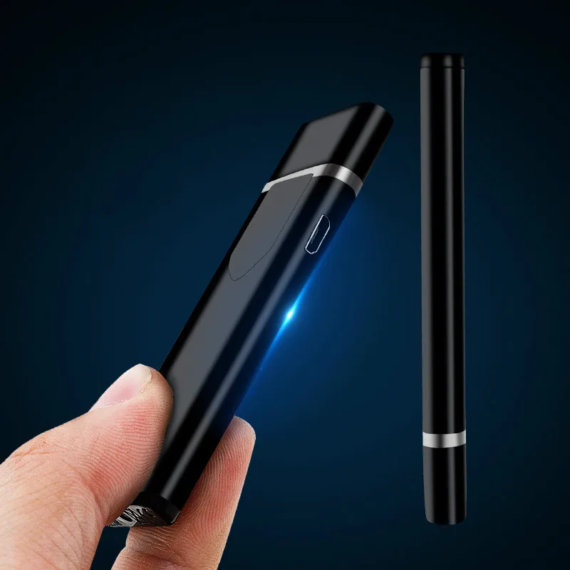 Зарядная зажигалка сенсорная Индукционная ветрозащитная электронная