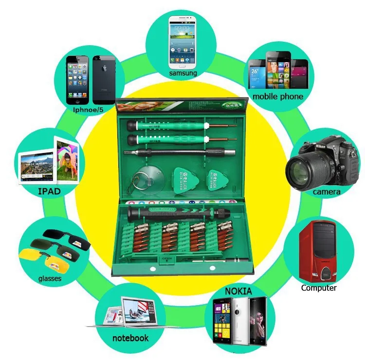 Часы Torx новые для Beatsstudio беспроводные Proskit Точность 38 в 1 Набор инструментов