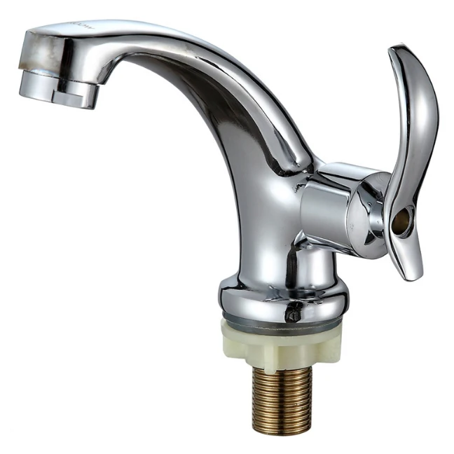 

Free shipping DONA2021 Single cold bathroom basin sink faucet with polished finishing bathroom water faucet