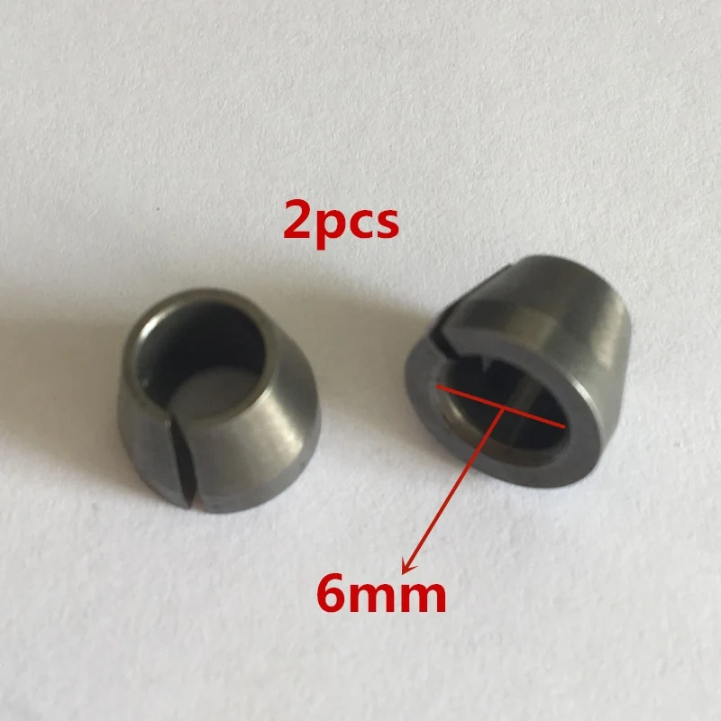 2pcs Втулка Конусная Зажимная гайка Замена для Makita 3709 3710 MTR050 MTR051 MT370 MT372 часть № 76366-2 электрический триммер Цанговая гайка - Цвет: 2pcs
