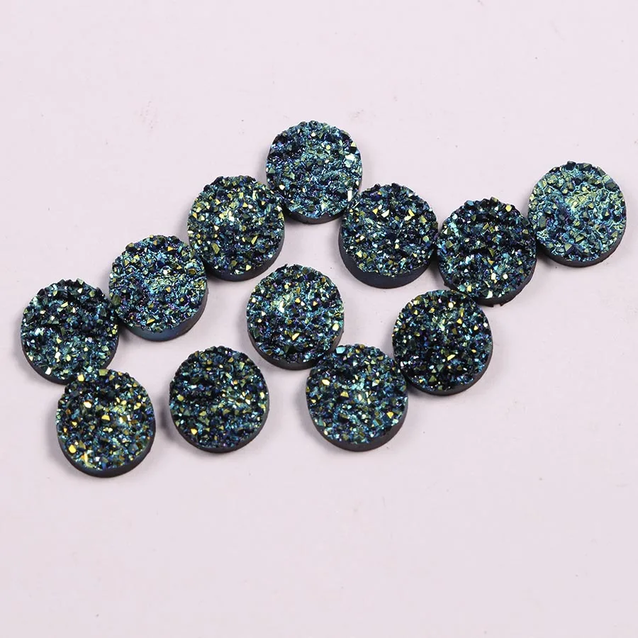 Jaymaxi 8 мм искусственный Druzy Кабошон ювелирные изделия изготовленные на заказ DIY с