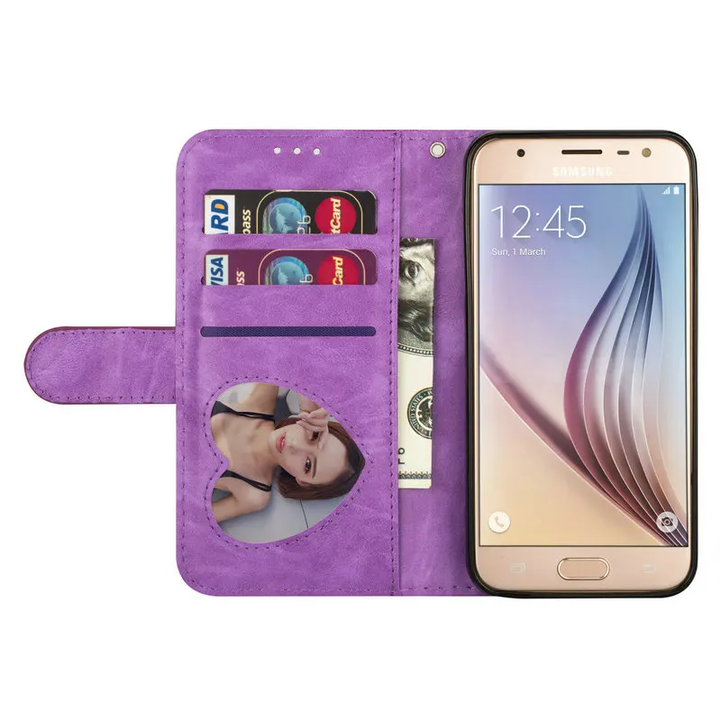 Чехол на молнии для Samsung J3 2017 чехол J730 J7 J530 J330 J320 блестящий кожаный флип Galaxy