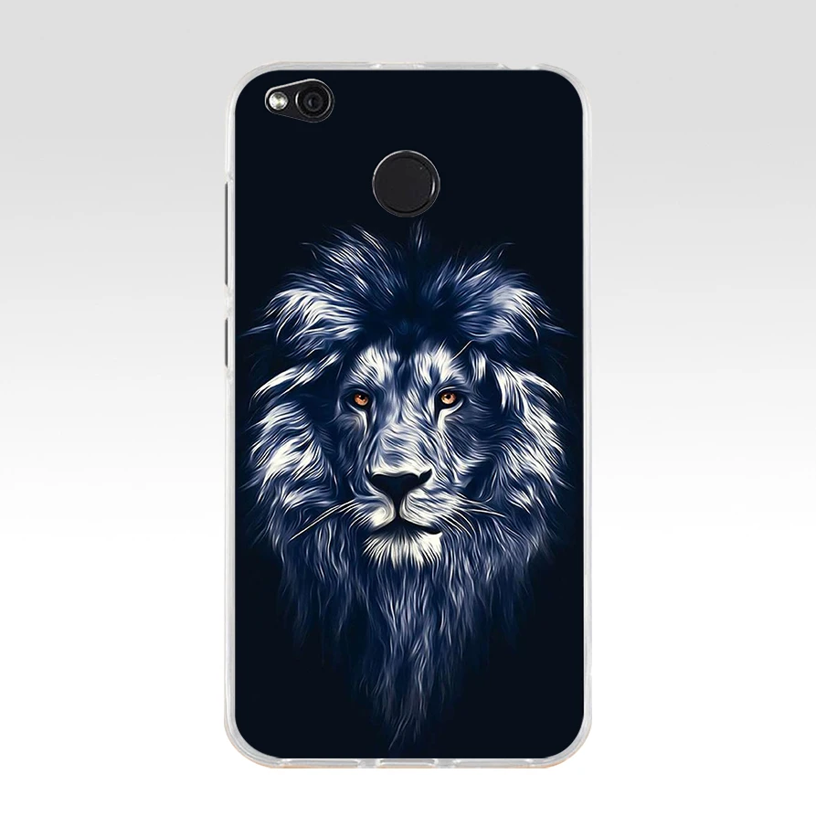 4 29 colorful Lion Tiger leopard Wolf TPU Soft Silicone Phone Case for Xiaomi Redmi 4X 4A 5A 6A 6 Note 5a pro mi a1 8 lite Cover - Color: 4