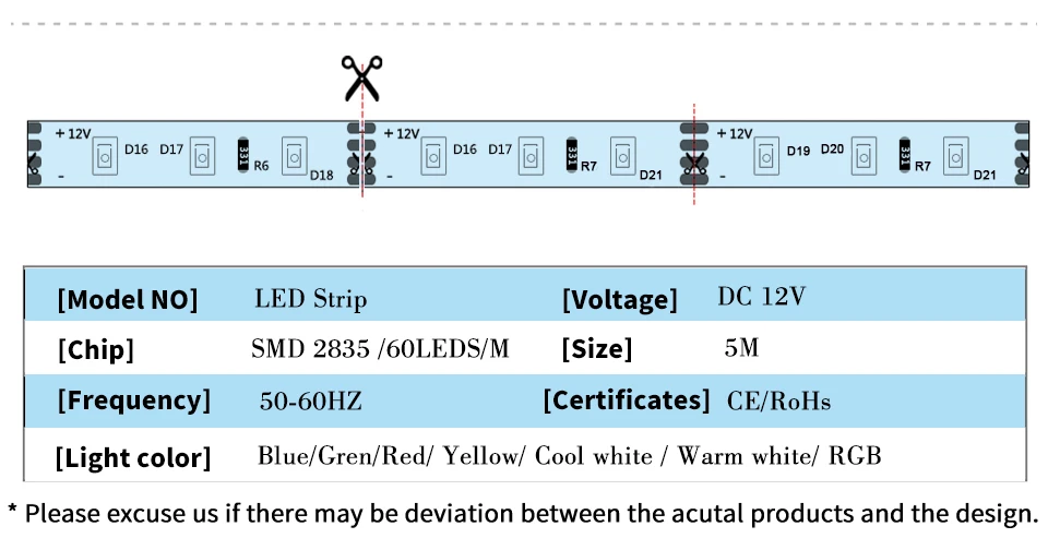 Светодиодные ленты светильник 5050 2835 RGB светодиодный светильник Водонепроницаемый 60 Светодиодный s/М гибкий диода лента теплая белая полоса DC 12V адаптер переменного тока 5 м/компл