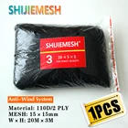 1 шт., ветрозащитная Сетка из полиэстера 110D2 20x5 м 15 мм