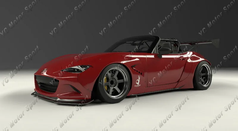 FRP стекловолокно PD бодикит подходит для- MX5 Miata ND RB обвес комплект передних губ крыло вспышка задний диффузор GT Крыло