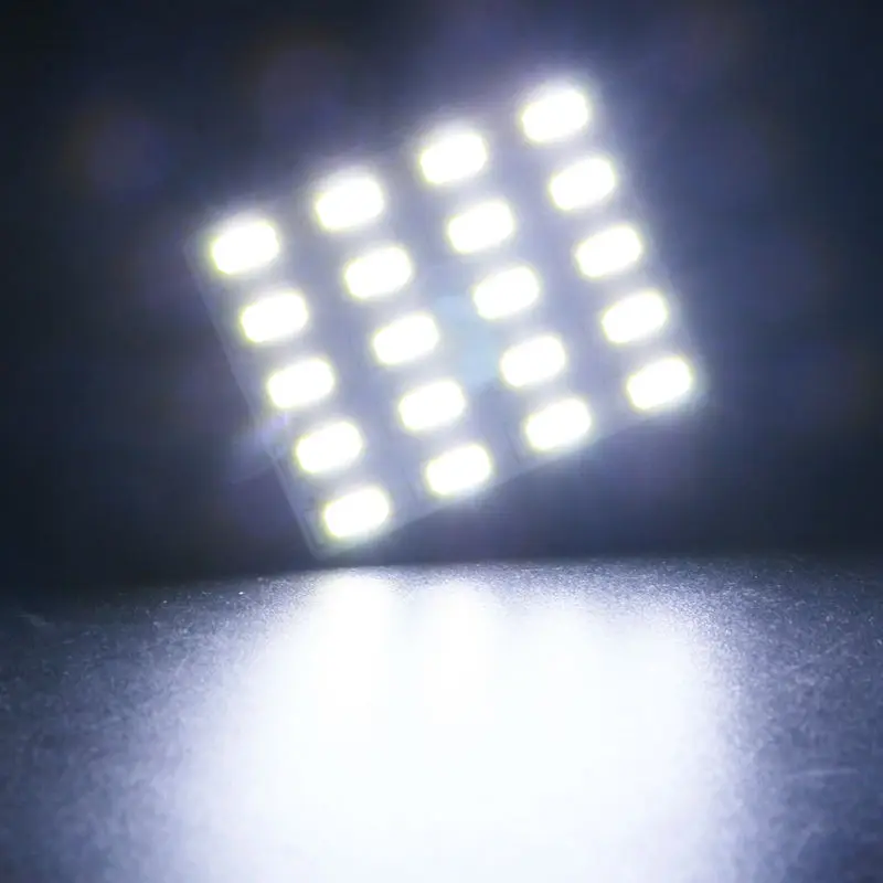 YM E-Bright 4 шт панель 5730 20 SMD Автомобильные светодиодные лампы 12V интерьерные с T10 +