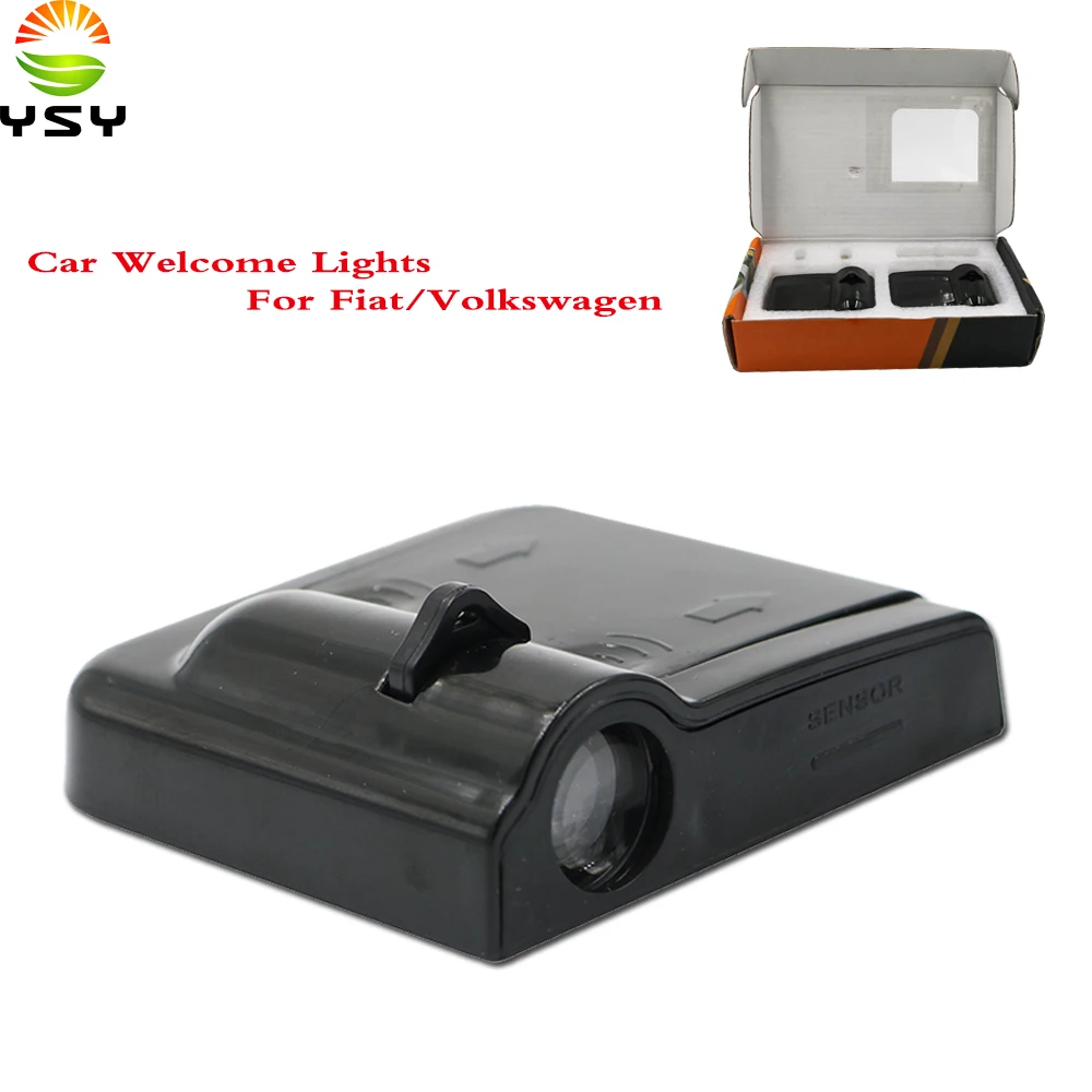 YSY 2X автомобильные двери Добро пожаловать Огни 12В для Chevrolet Volvo Fiat Volkswagen Peugeot