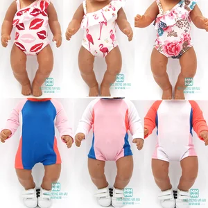 Кукольная одежда для новорожденных 43 см, вечернее платье, Модный Купальник, костюм для дайвинга