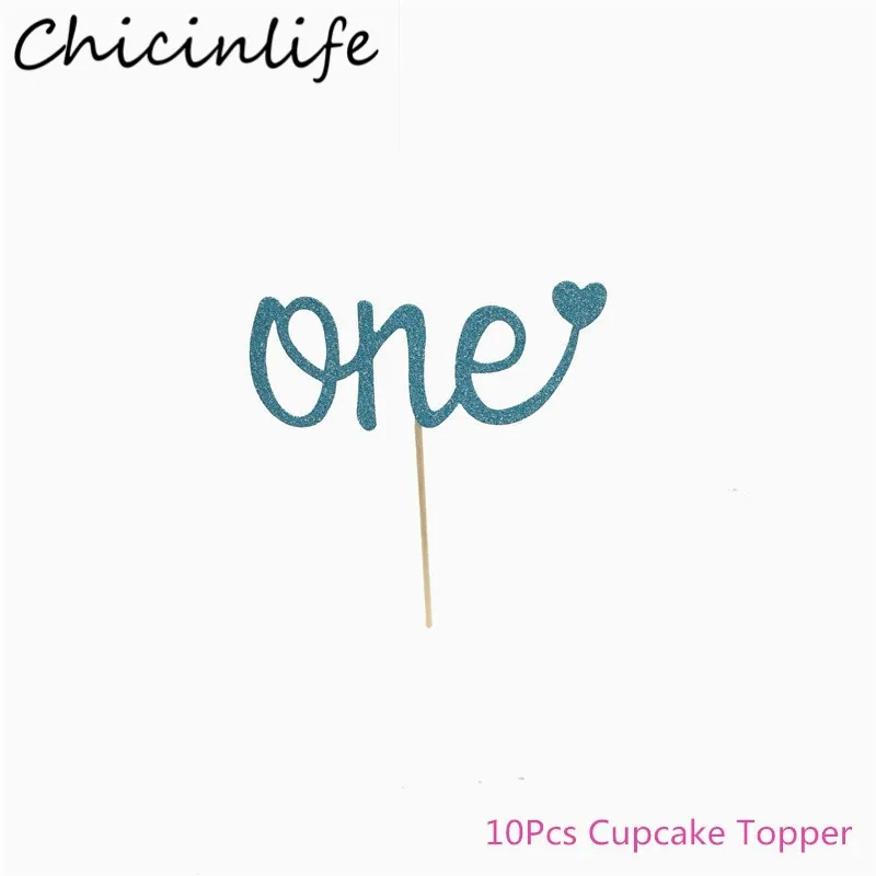 Chicinlife, 1 комплект, Золотой блестящий баннер с надписью «Wild One» для вечеринки в честь Дня рождения ребенка, знак первого дня рождения для мальчиков, украшения для девочек, принадлежности - Цвет: Lakeblue