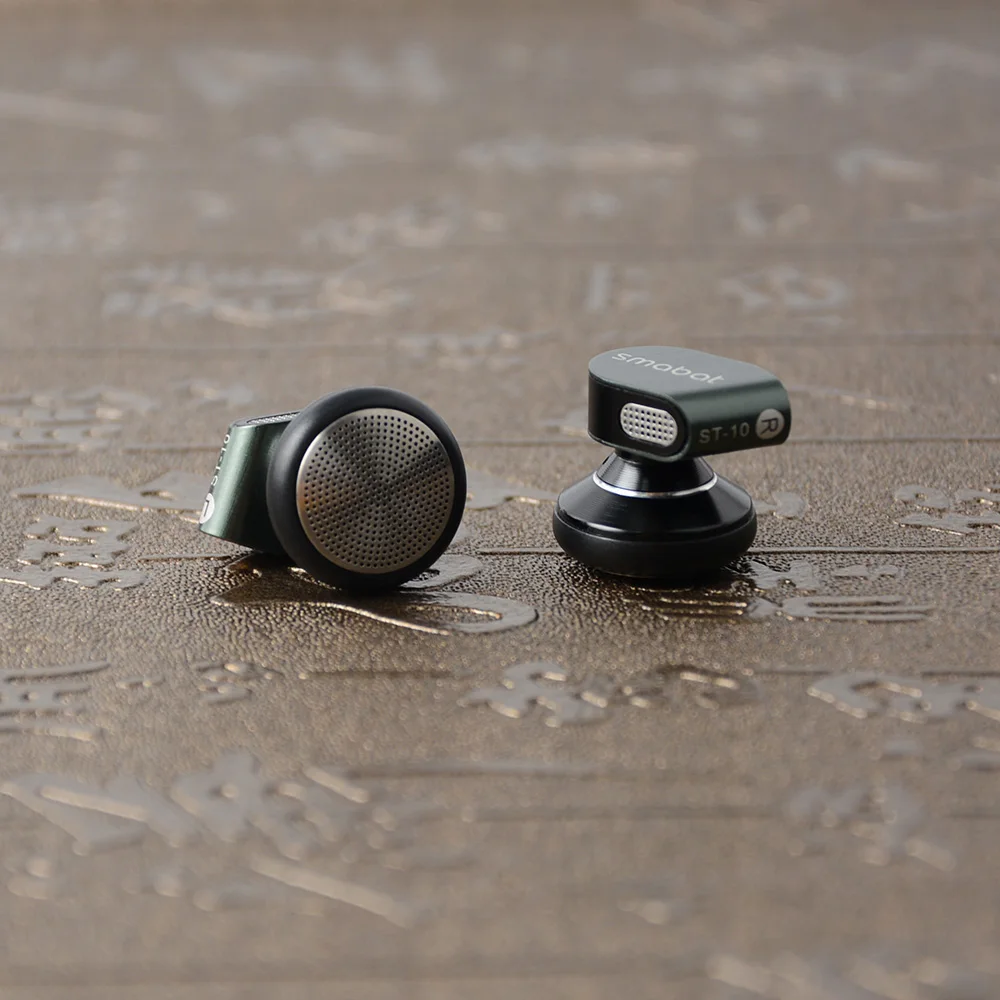 Smabat ST-10 ушные крючки вкладыши металлические наушники HiFi 15,4 мм Динамический драйвер Smabat флагманские наушники со съемным MMCX кабелем ST10 M1