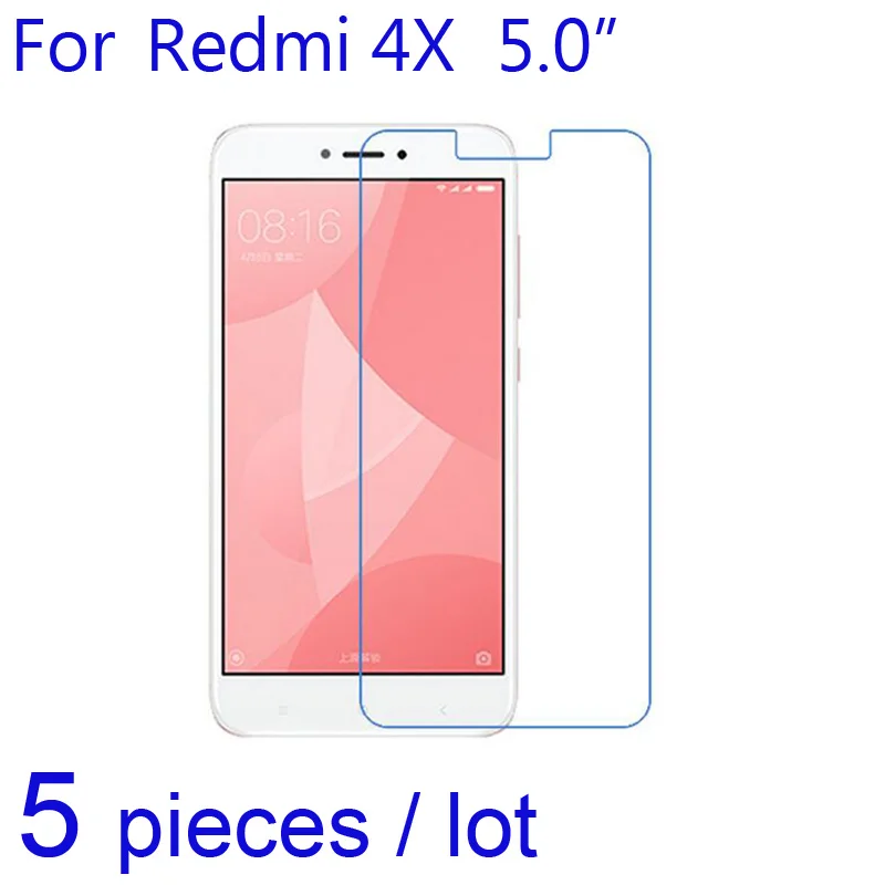 5 шт. мягкие Защитные пленки для Xiaomi Redmi 4X прозрачные/матовые/нано-пленки защиты от
