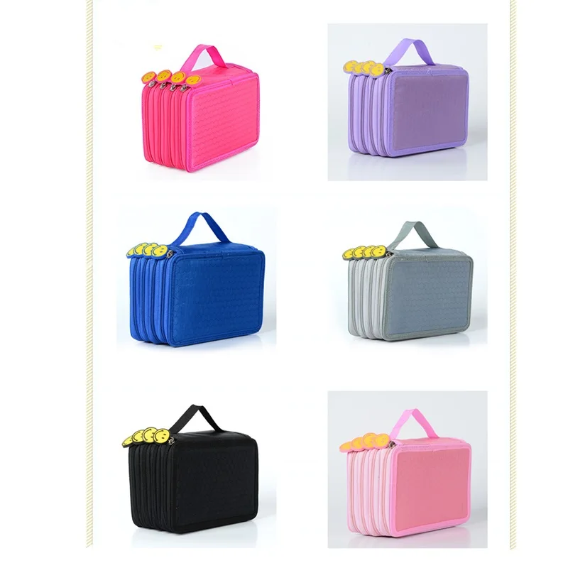 4th 72 Отверстия пенал емкость многослойная ручка школьные принадлежности