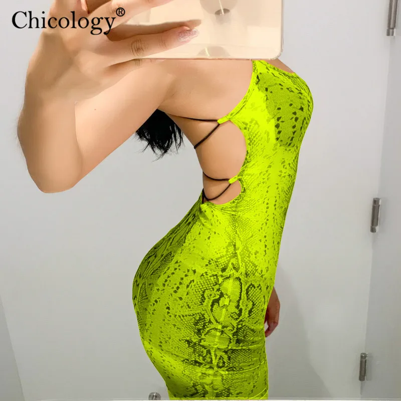 Chicology Змеиный тонкие на бретельках лямках с открытой спиной Крест 2019 летнее