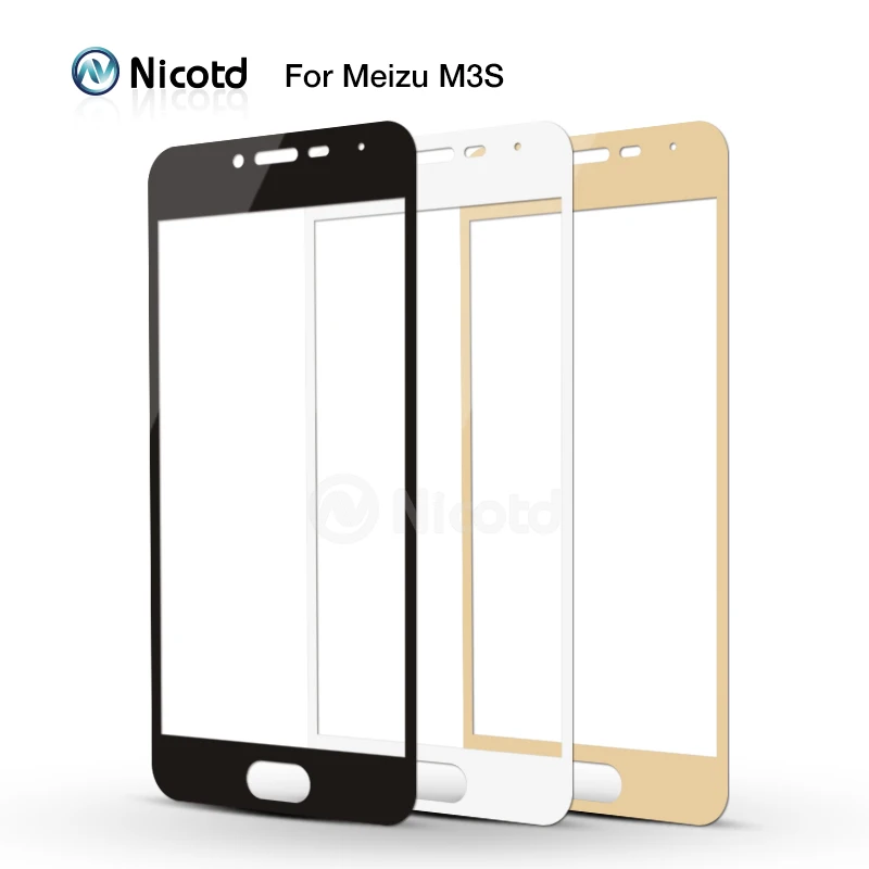 Закаленное стекло с полным покрытием для Meizu M5 Note M5s M3 M3S Mini Max M3E M3X Pro 6 Plus U10 U20 защита