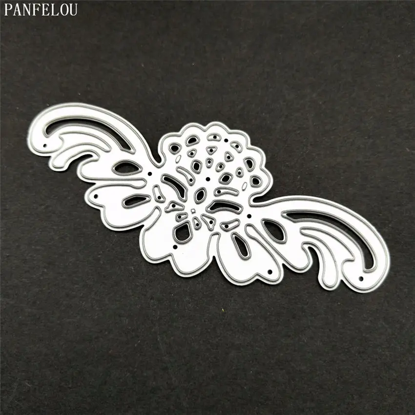 PANFELOU цветок галстук бабочка Бумага высечки металла Ремесло Скрапбукинг/DIY