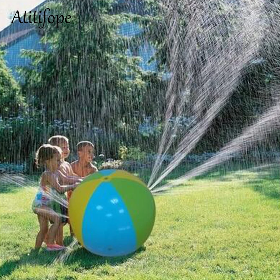 

New Inflatable Swimming Pool Water Spray Ball Water Spray Gun Octopus Fun Toy Family Interactive Game Children's Entertainment