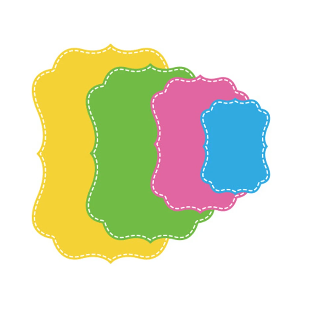 Детский Душ сердце металлические режущие штампы трафареты для DIY скрапбукинга