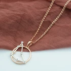 FJ 12 знаков зодиака 585 розовое золото абстрактный Подвески в виде созвездия для женщин и мужчин ожерелье цепочка