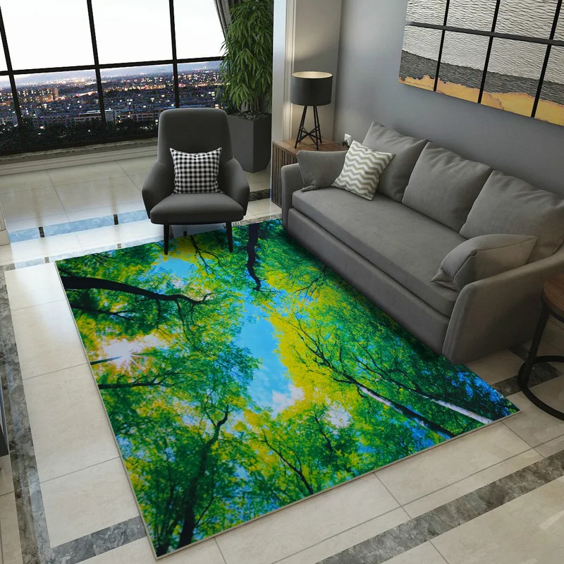 Новый коридор 3D коврики с принтом спальня гостиная чайный столик большой площади