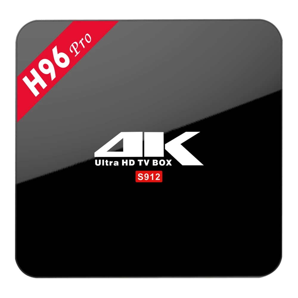 H96 Pro Android 7.1 ТВ Box Amlogic S912 Octa core Макс 3G Оперативная память 16 г Встроенная Bluetooth 2.4 г/ 5.8