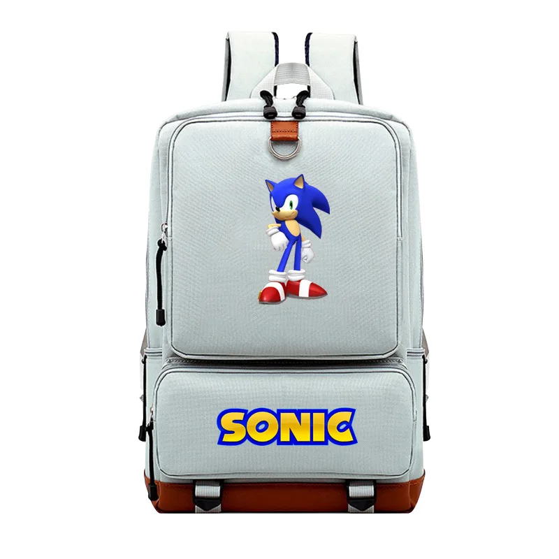 1 Прохладный Sonic зубная щётка рюкзак для учеников, мальчиков и девочек сумки модные Повседневное высокое качество туристический рюкзак человек Для женщин повседневная школьная сумка - Цвет: 1