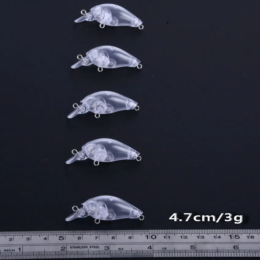 FS0717 40PCS 40 шт./компл. мульти-Стиль Неокрашенный приманка воблер ИСОГД, встроенный в транспортное средство Artificiais Minnow ABS Пластик жесткие приманки рыболовные приманки пустой - Цвет: FS0717 40PCS