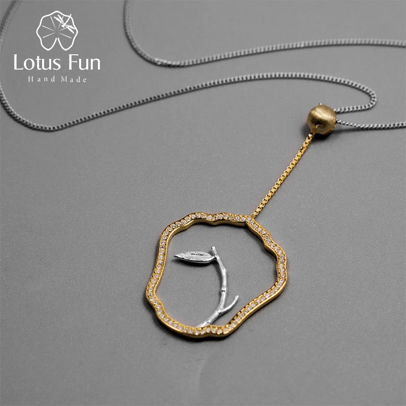 Lotus Fun реальные 925 пробы серебро ручной работы дизайнер ювелирных украшений
