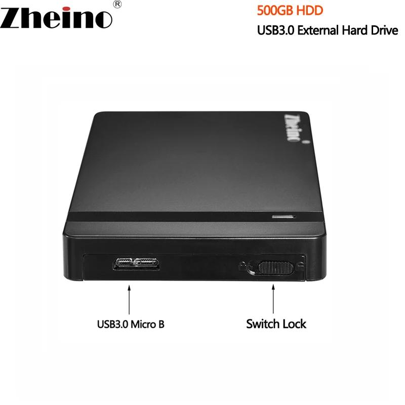 Zheino 2 5 дюймов USB 3 0 500 Гб внешний HDD16MB кэш 5400 об/мин портативный жесткий диск для