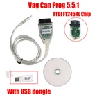 Лучший CAN PRO V5.5.1 FTDI FT245RL чип VCP Com OBD2 Диагностический Интерфейс USB кабель VCP6 Поддержка Can Bus UDS для автомобилей