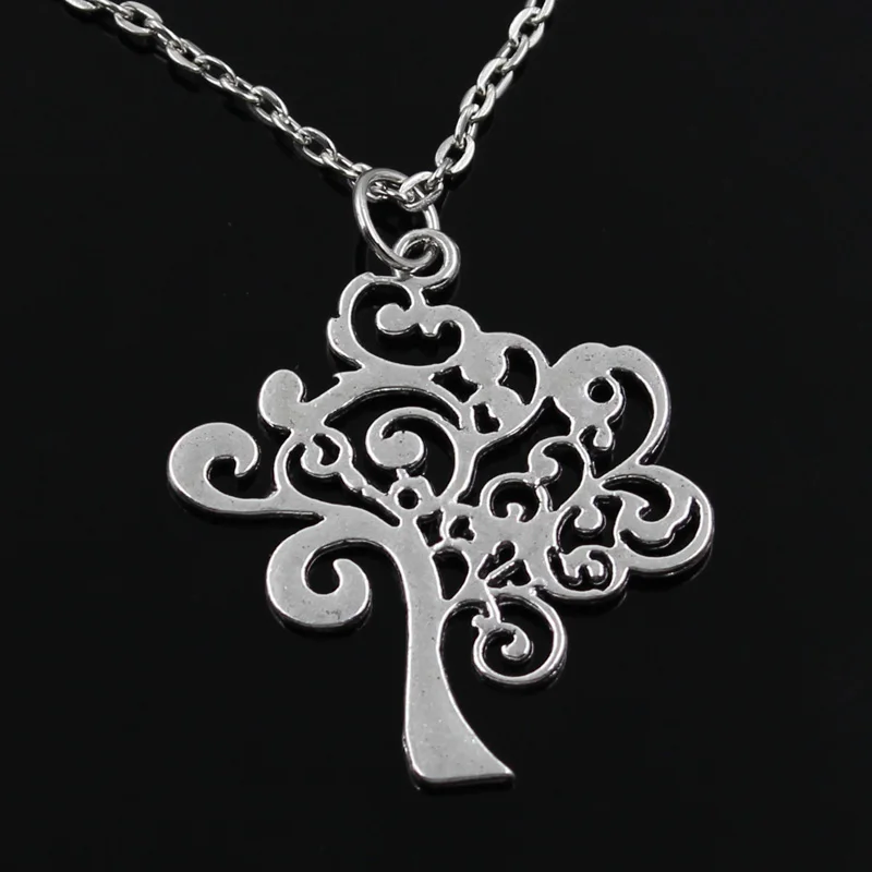 new fashion peace tree Pendants round cross chain short long Mens Womens silver necklace Jewelry Gift | Украшения и аксессуары