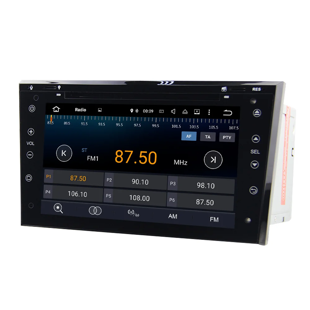 Автомагнитола Eunavi 2 din 4 ядра Android 9 0 GPS навигация стерео для Vauxhall Opel Astra H G Vectra Antara