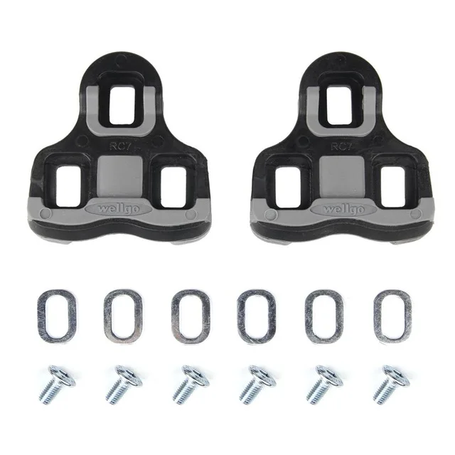 Самоблокирующаяся велосипедная педаль Шипованная шина RC7 черный/красный