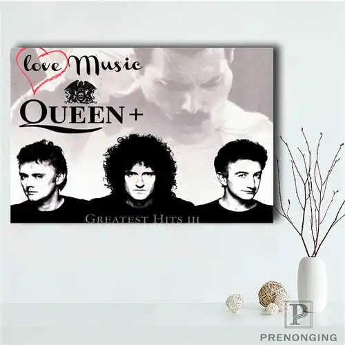 Изготовленный На Заказ queen band (1) @ Печатный постер тканевый настенное искусство