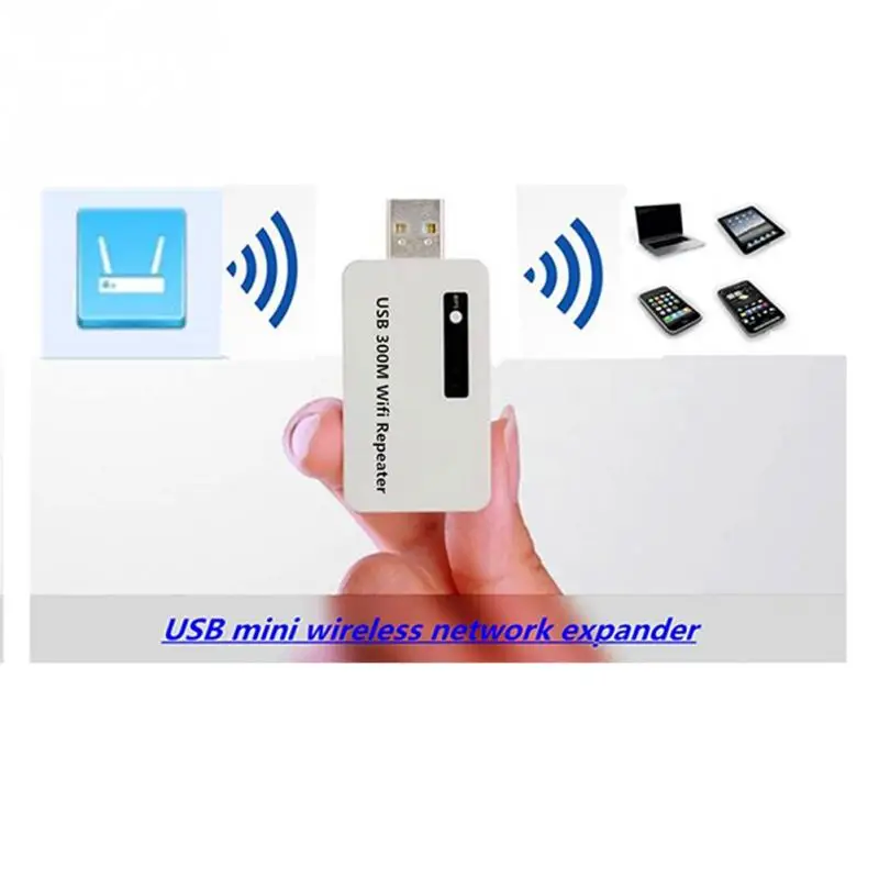 Высокое качество 300 м беспроводной USB WiFi повторитель Мини Сетевой расширитель сетевой маршрутизатор Диапазон сигнала расширенный усилитель через WPS