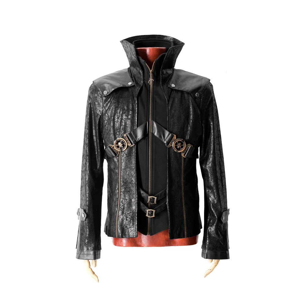 Модная короткая куртка унисекс в стиле панк Kera Streampunk viary Kei готическом Y254|jacket