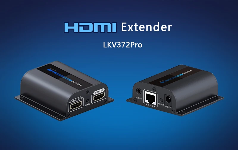LKV372Pro 1080P hdmi-удлинитель Протокола по CAT6 с петлей и ИК-ретранслятор кабеля по Ethernet Cat5e/6 до 50 м/164ft RJ45
