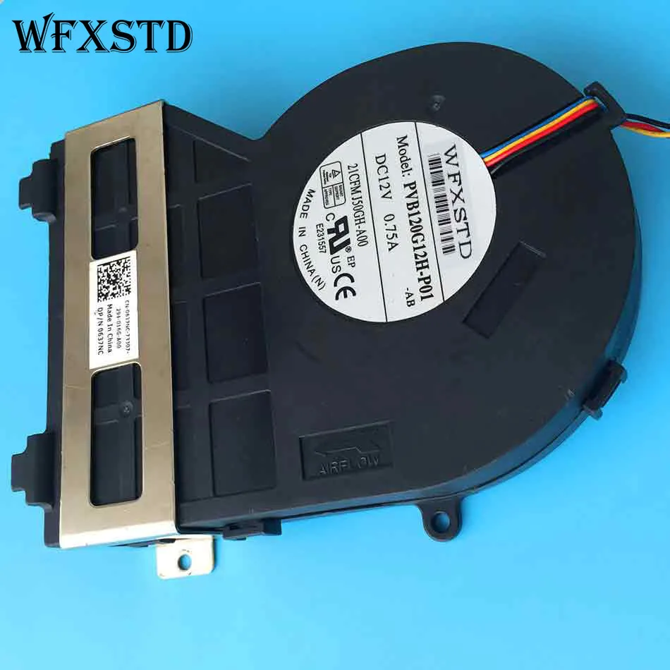 Новинка для Dell 390 790 990 SFF маленький вентилятор шасси PVB120G12H P01 0J50GH 0637NC/DC12V 0.75A 4