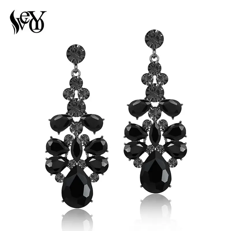 

VEYO Crystal Earrings For Women Drop Earrings Elegant Luxury High Quality Brincos Pendientes