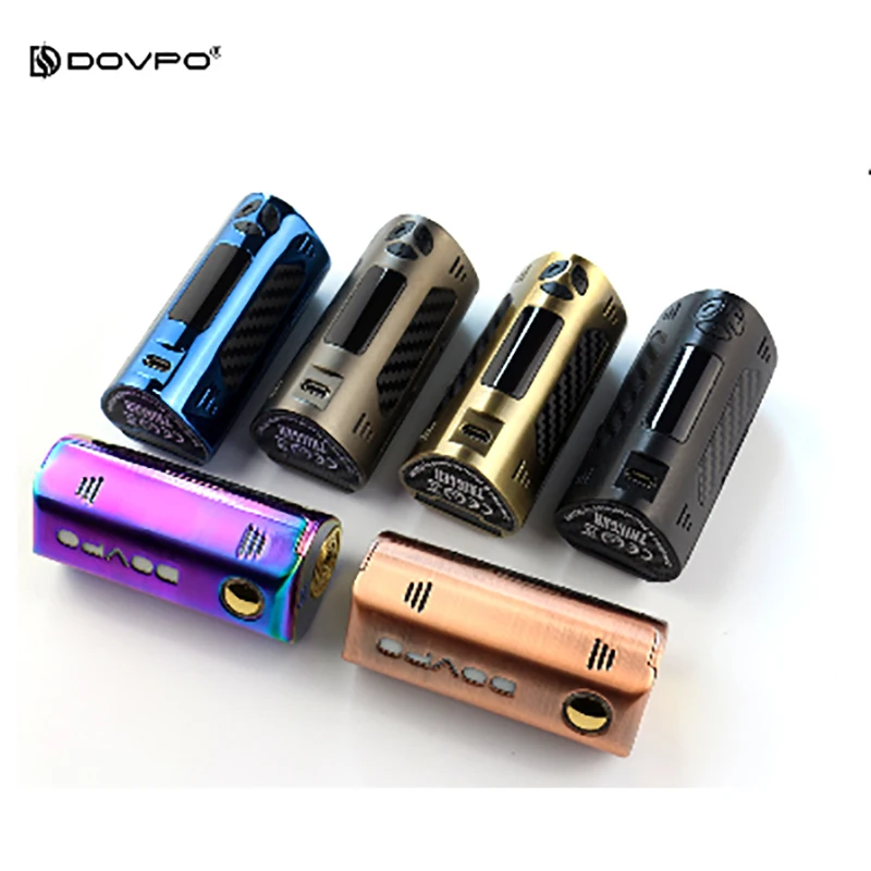 Оригинальный dovpo триггер 168 Вт TC коробка мод 18650 электронная сигарета vape