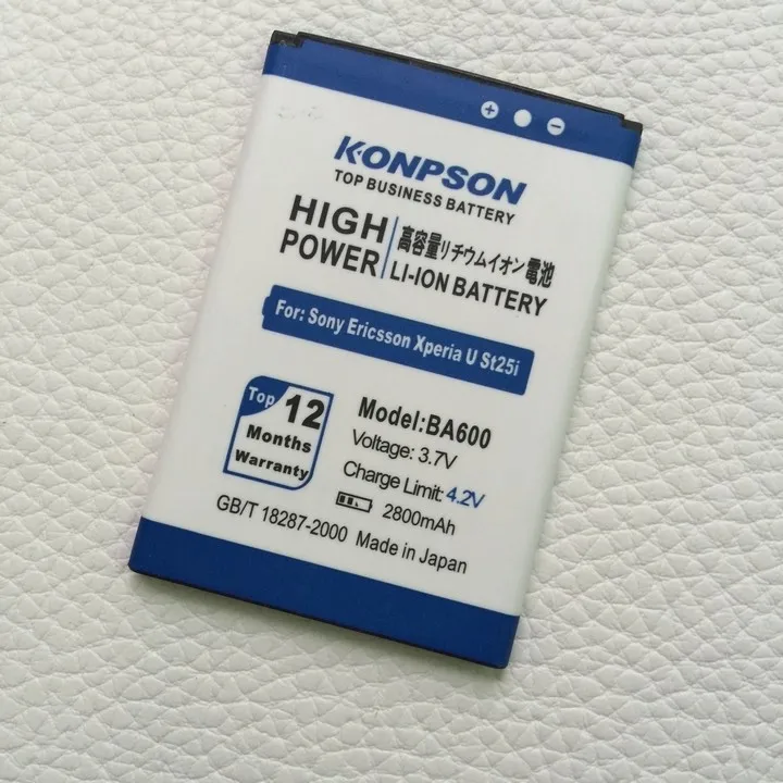 Аккумулятор для Sony XPERIA U ST25I st25a st25 phone 2800 мАч|st25i batteries|mobile batterybattery for |