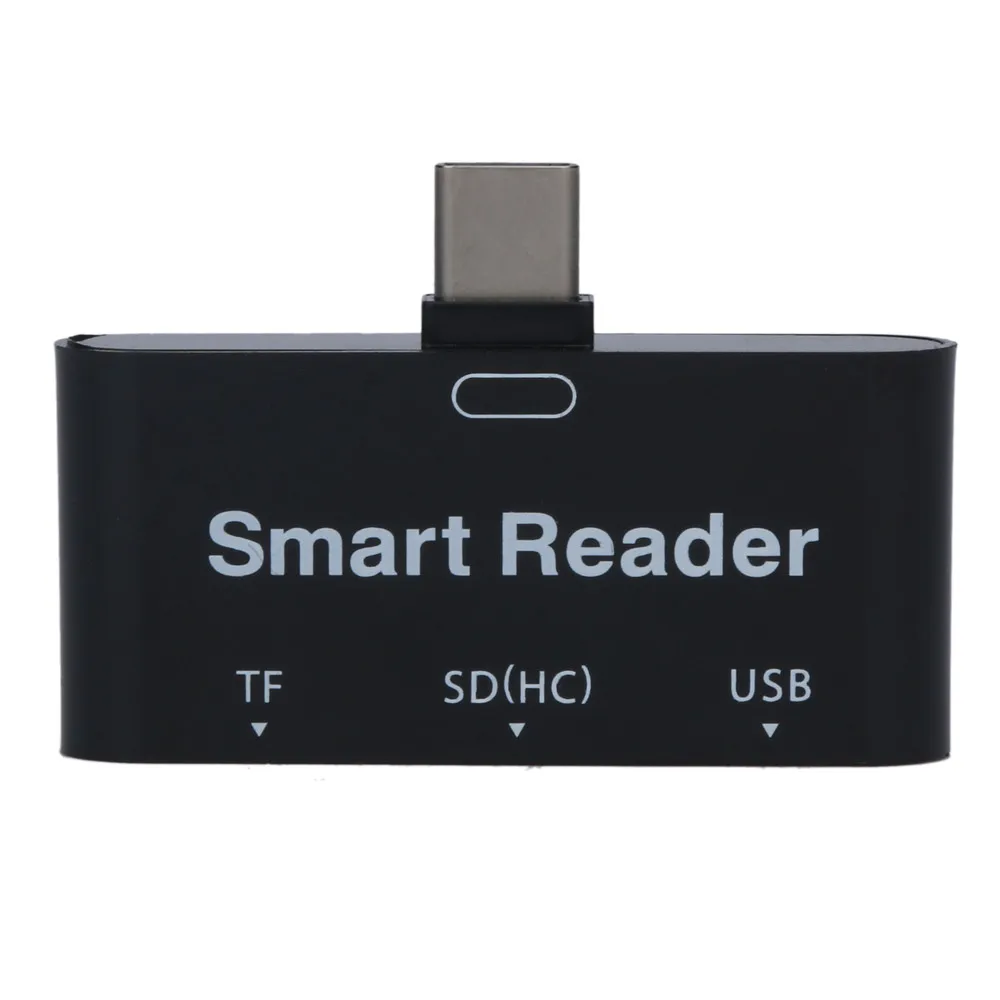 Usb type-C OTG Смарт-ридер TF/SD(HC)/USB адаптер(3 в 1)+ Usb кабель очень маленький и легкий, простой в использовании и носить без драйверов