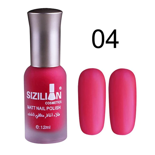 Nail Polish D Макияж 12 мл матовый тусклый лак для ногтей Быстросохнущий стойкий лак для ногтей матовый Гель-лак для ногтей профессиональный подарок для дизайна ногтей - Цвет: Nail Polish D