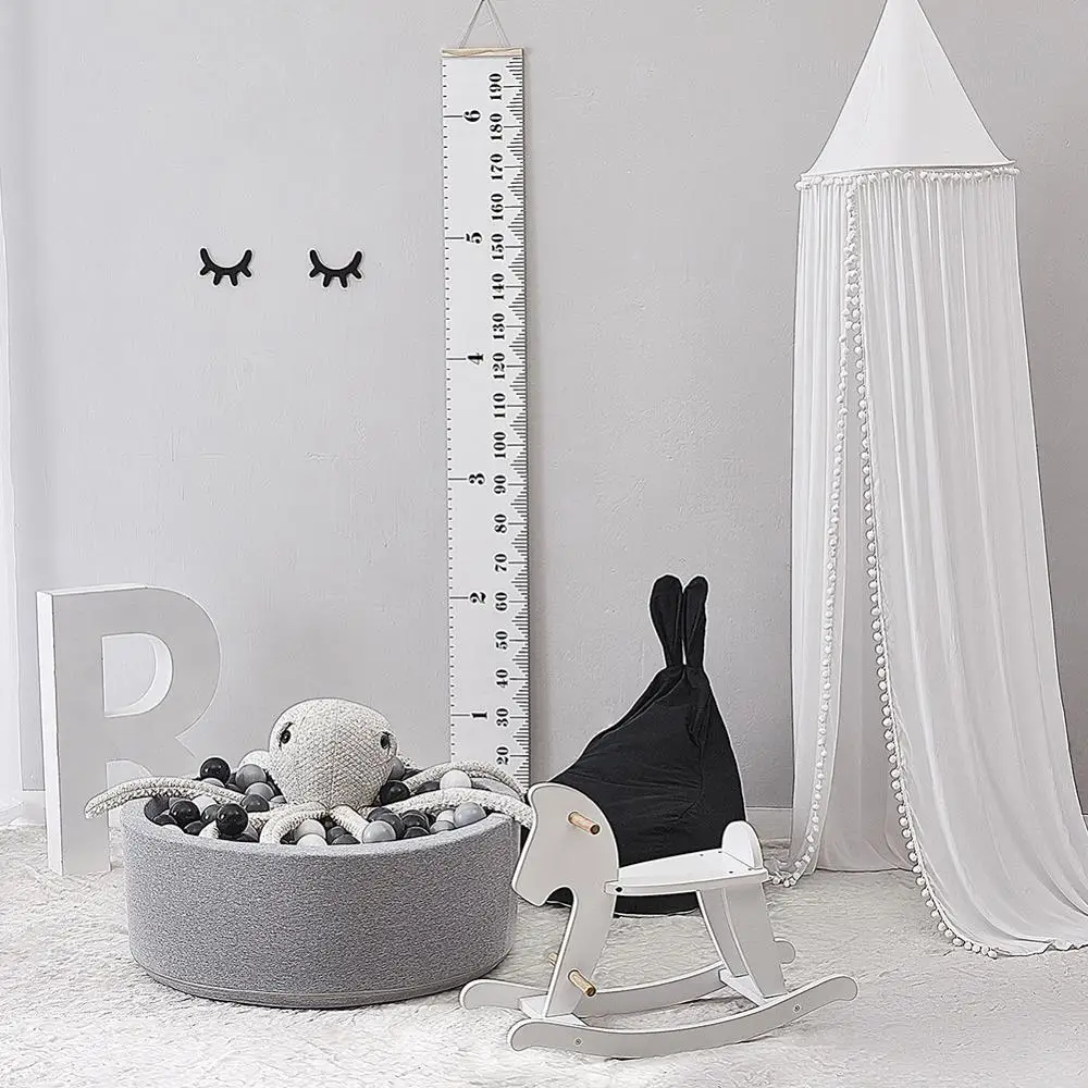 Pompoms Cotton Play House Tents for Kids Canopy Bed Curtain Baby Hanging Tent Crib Children Room Decor Round Dome Mosquito Net | Игрушки и