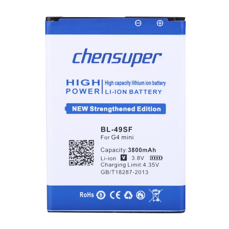 Новый BL-49SF аккумулятор chensuper 3800 мАч для LG G4 mini батарея G4C G4S H735T H525N G4mini miniG4 AKKU |