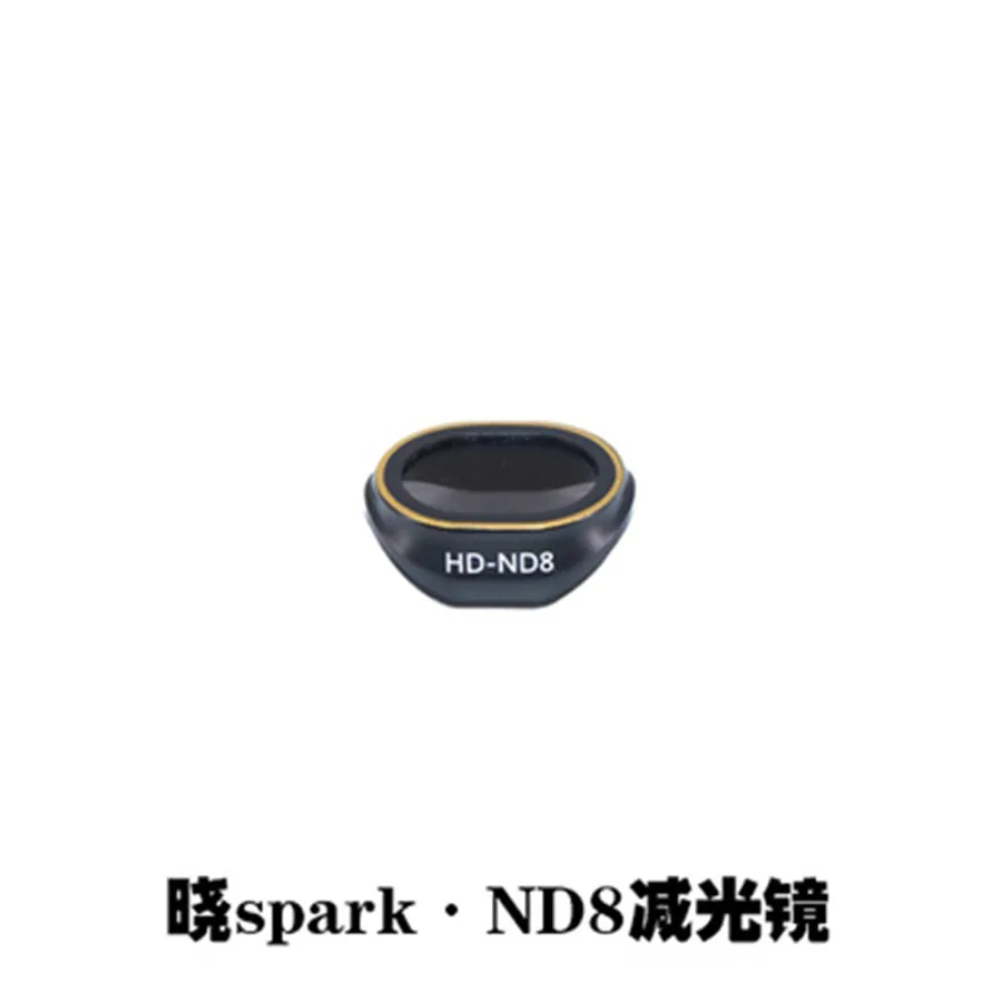 ND8 Для DJI Spark чистящий комплект+ Дрон быстросъемный объектив камеры Подвеса фильтр Комбинированный многослойное покрытие пленка ND4 ND8 ND16 ND32 UV CPL - Цвет: ND8