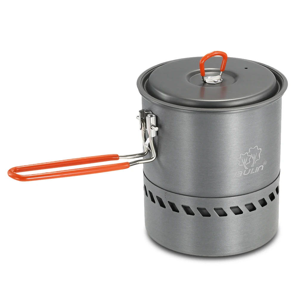 Новый 1.5л открытый горшок для приготовления пищи Кемпинг Пешие Прогулки