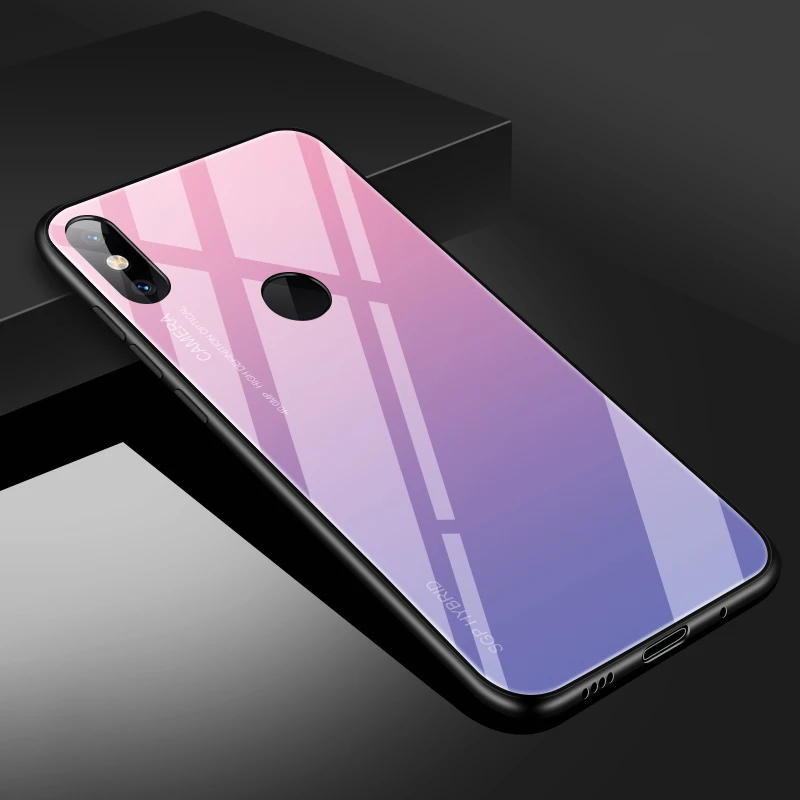 Чехол на ksio mi redmi 5 plus для Xiaomi mi a2 lite mi 8 SE A2 A1 mi x 2 s2 стеклянная крышка Coque Note 5 Pro Plus 5A 4X3 4X6 xiaomei