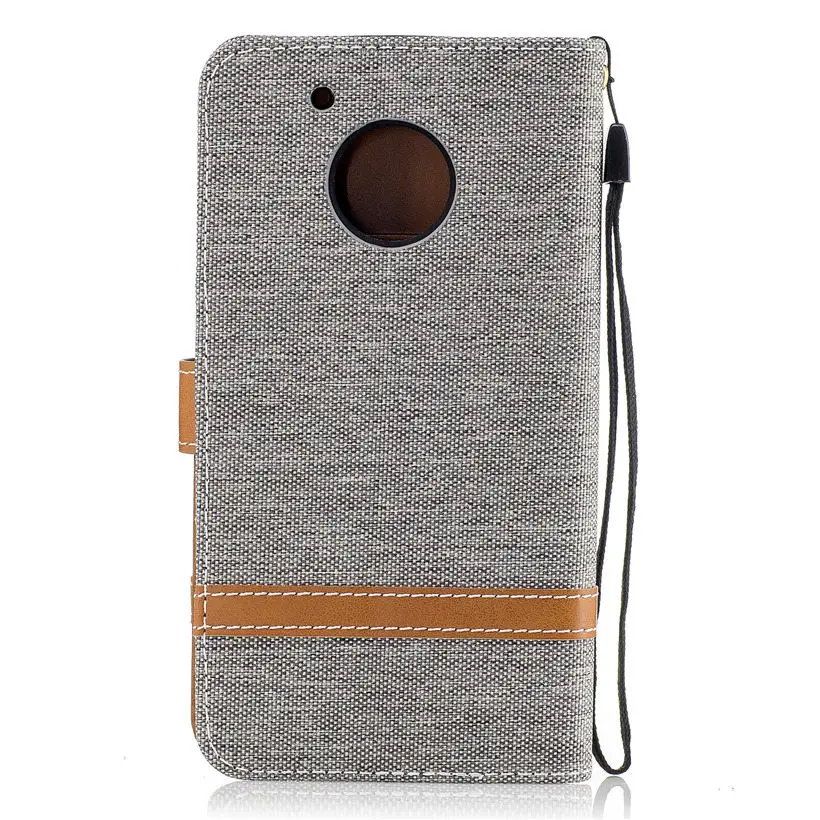 Чехол для Motorola MOTO G5 XT1685 XT1672 старинные кожаный чехол Denim кошелек отделения