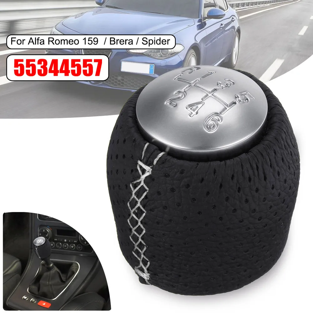 Новый 6 Шестерни рукоятка рычага переключения передач кожа + бленда для Alfa Romeo 159